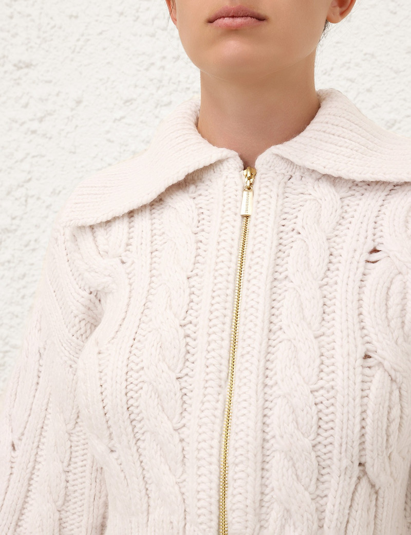 ILLUSTRATION CABLE CARDIGAN 5