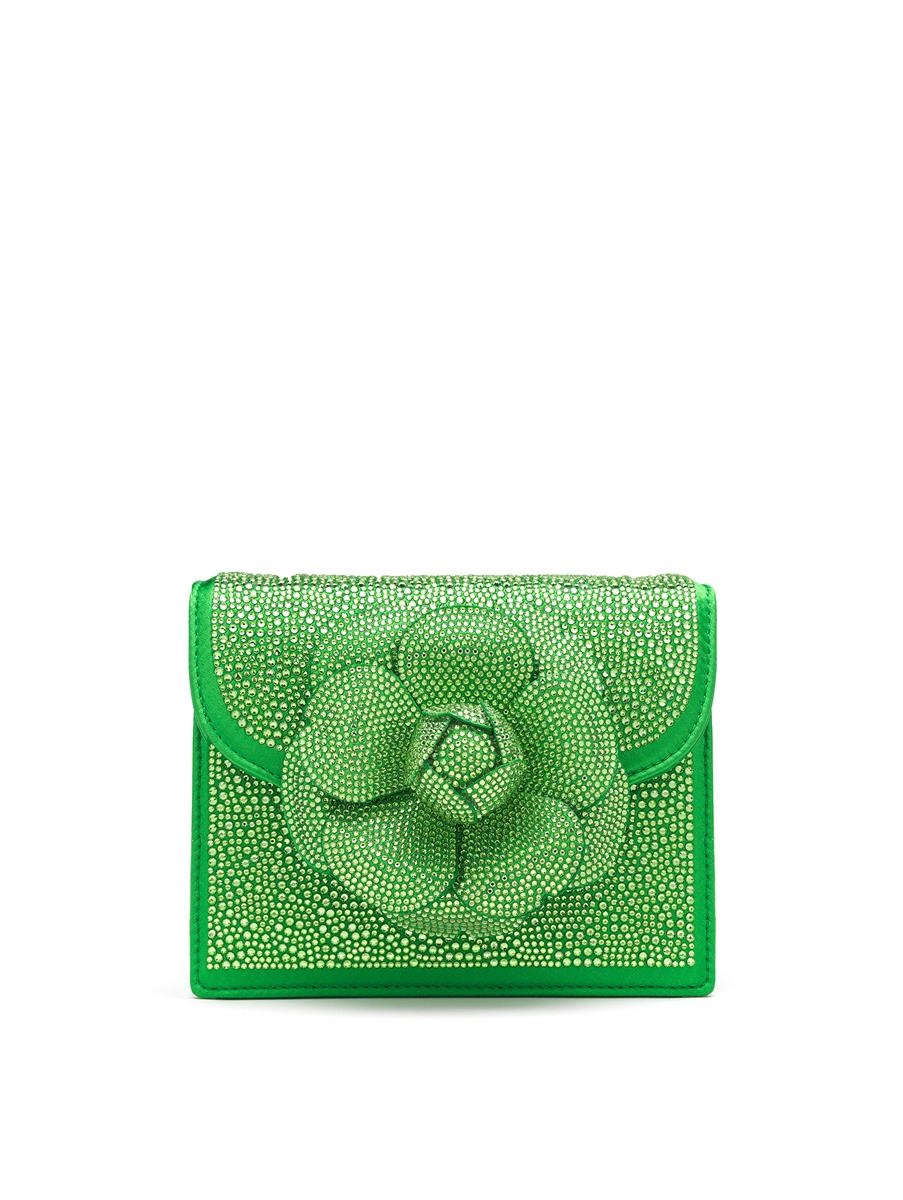 PAVE CRYSTAL MINI TRO BAG - 4