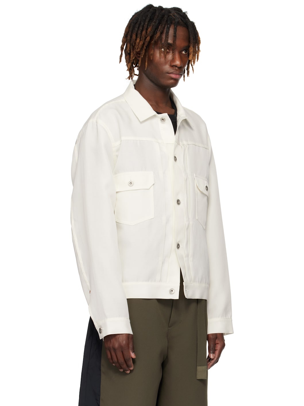 【関税＆送料込み】Off-White Heavy Satin Souv Jkt Clothing Heavy Satin Souv Jkt in BLACK for Women | Off-White™