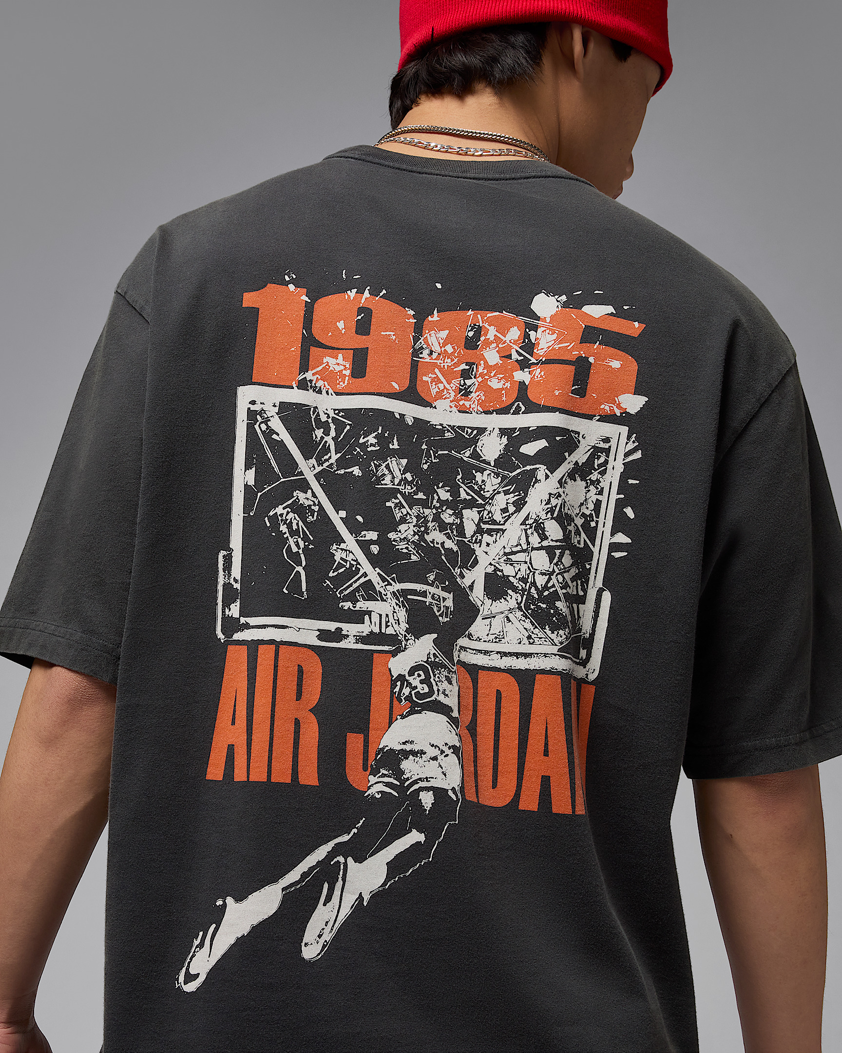 Jordan Brooklyn Men's Oversized Graphic T-Shirt - 5