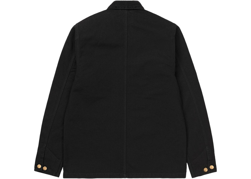 Carhartt WIP Carhartt WIP Michigan Dearborn Canvas 12oz (Summer) Coat Black/Black (Rinsed) outlook