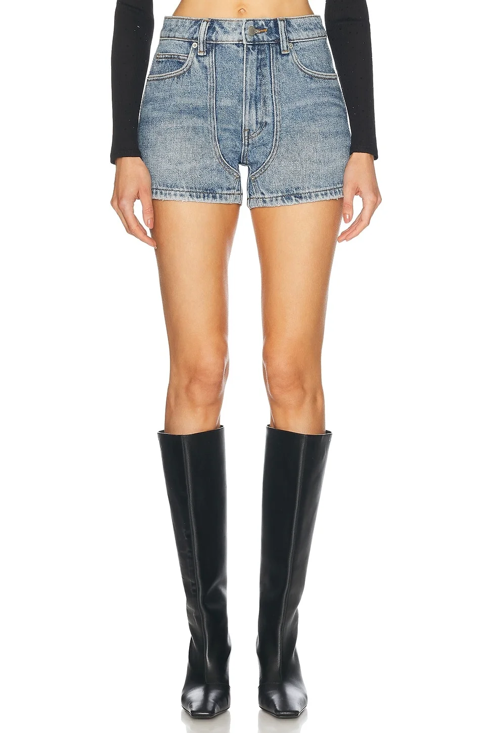 High Waisted Carpenter Short - 1