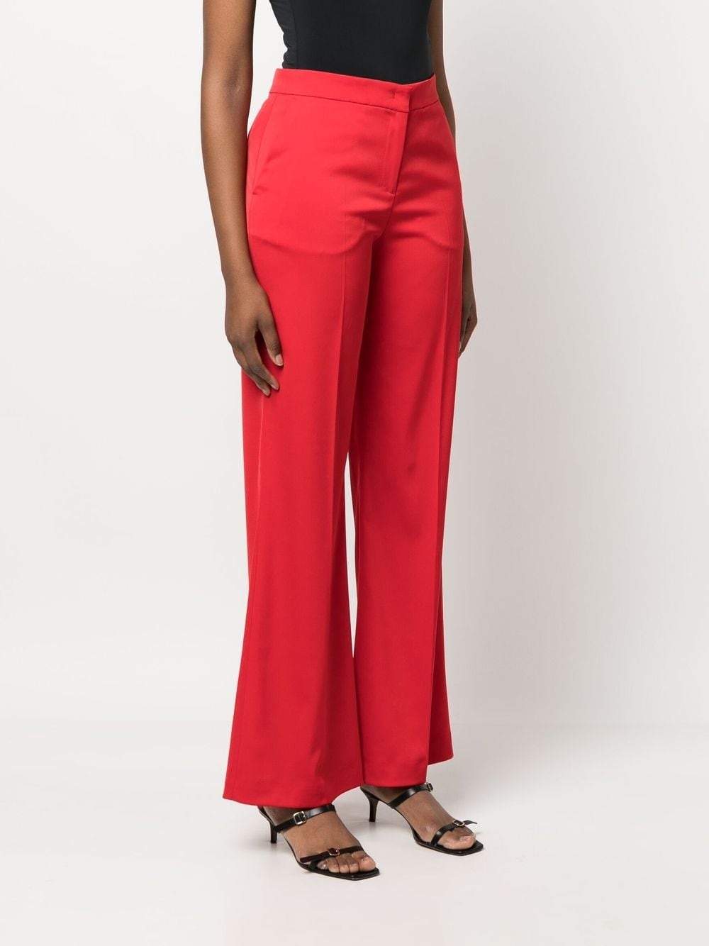 flared tailored trousers - 3