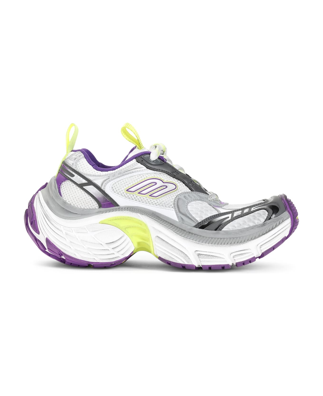 Multicolor Mesh And Rubber 6xl Sneakers - 2