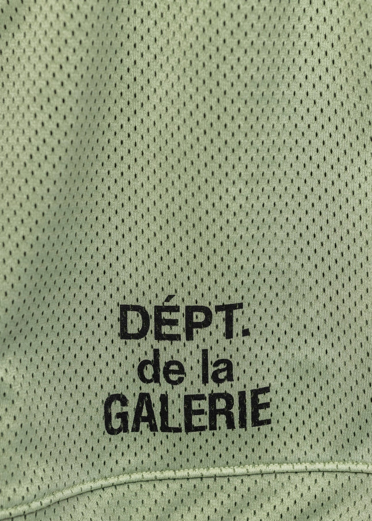 Gallery Dept French Logo Green Mesh Shorts - 3