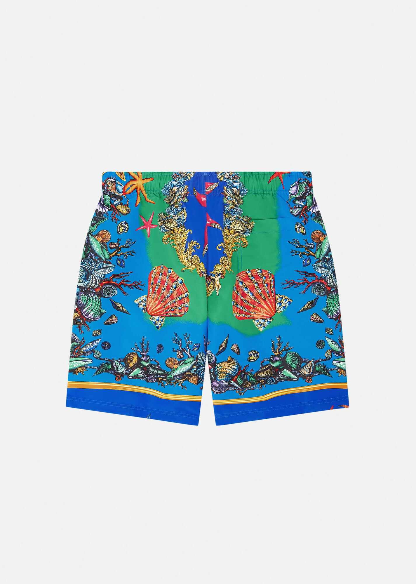 Trésor de la Mer Print Long Swim Shorts - 3