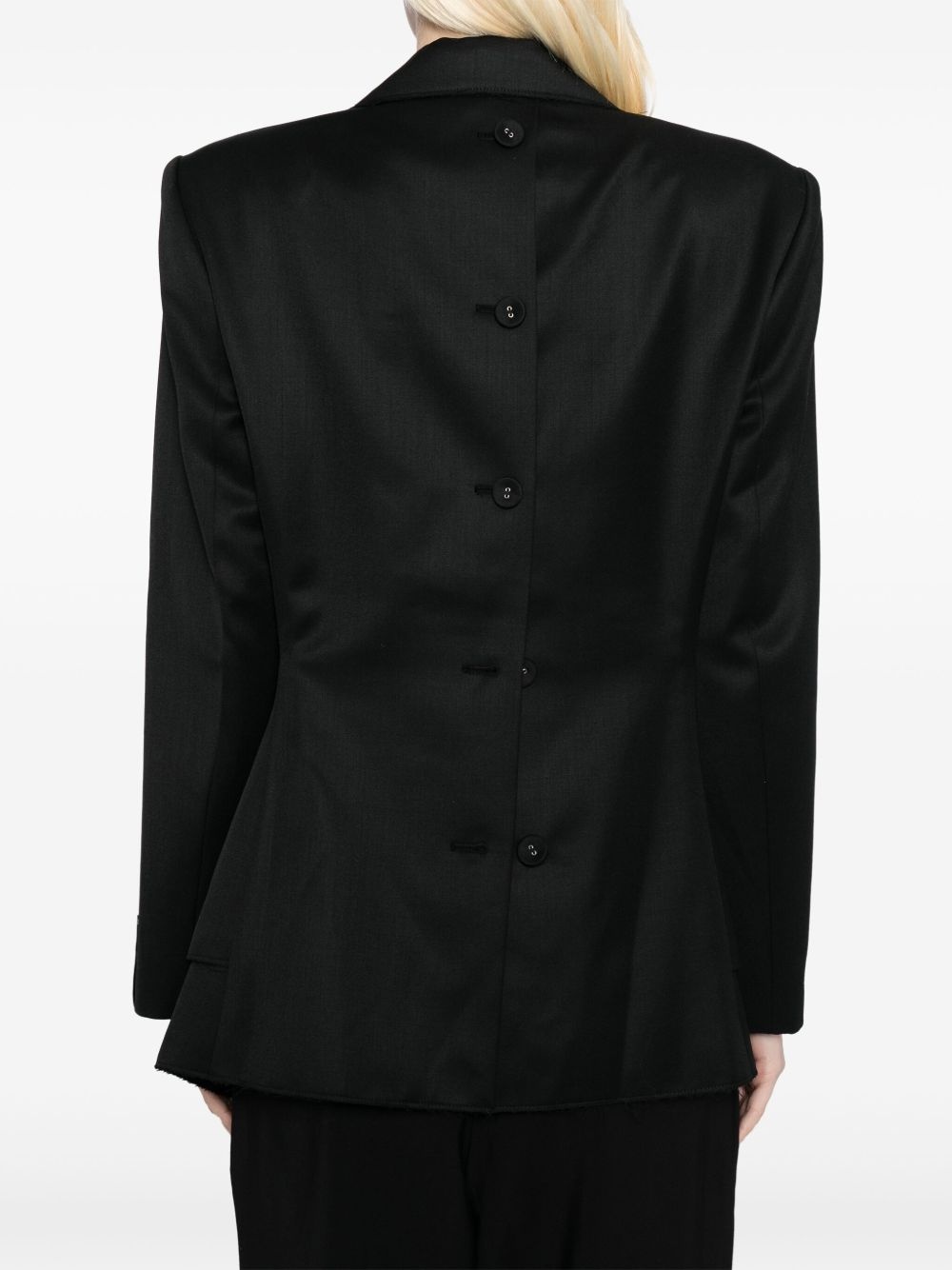 double layered blazer - 5