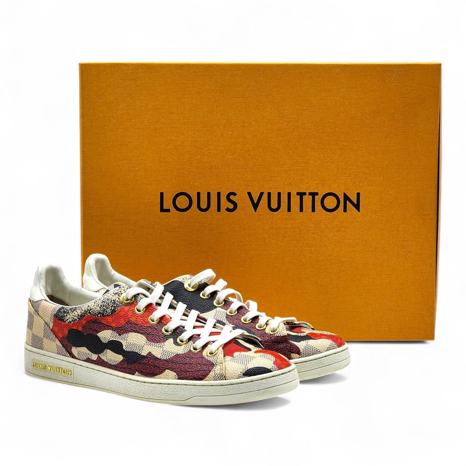 Louis Vuitton Overcloud Lace Up Sneakers Damier Azur Canvas EU 39 US 8.5 - 2
