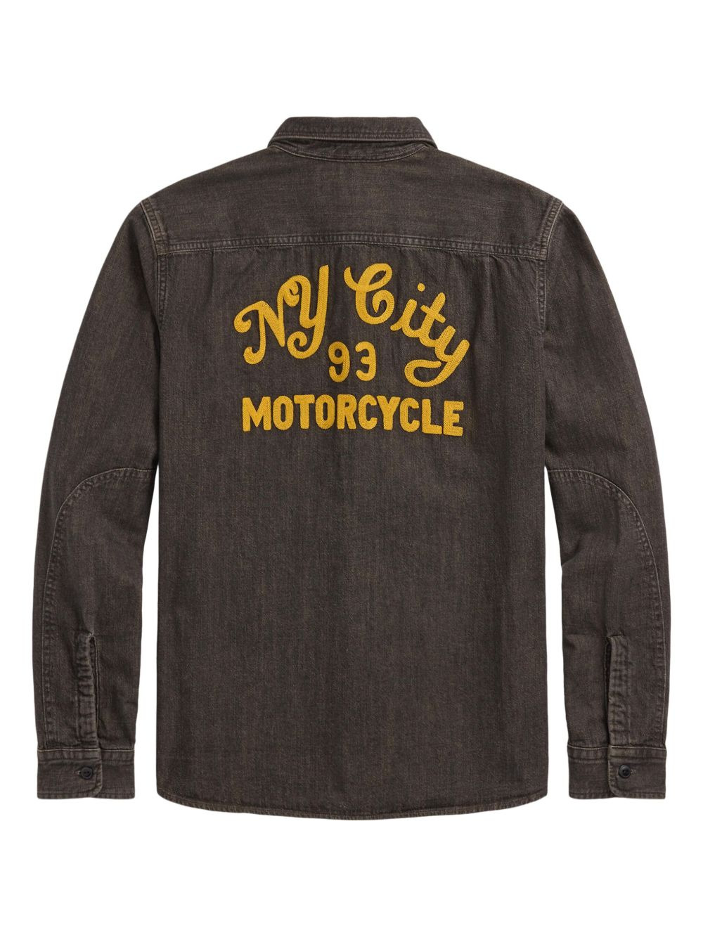 embroidered-design shirt - 2