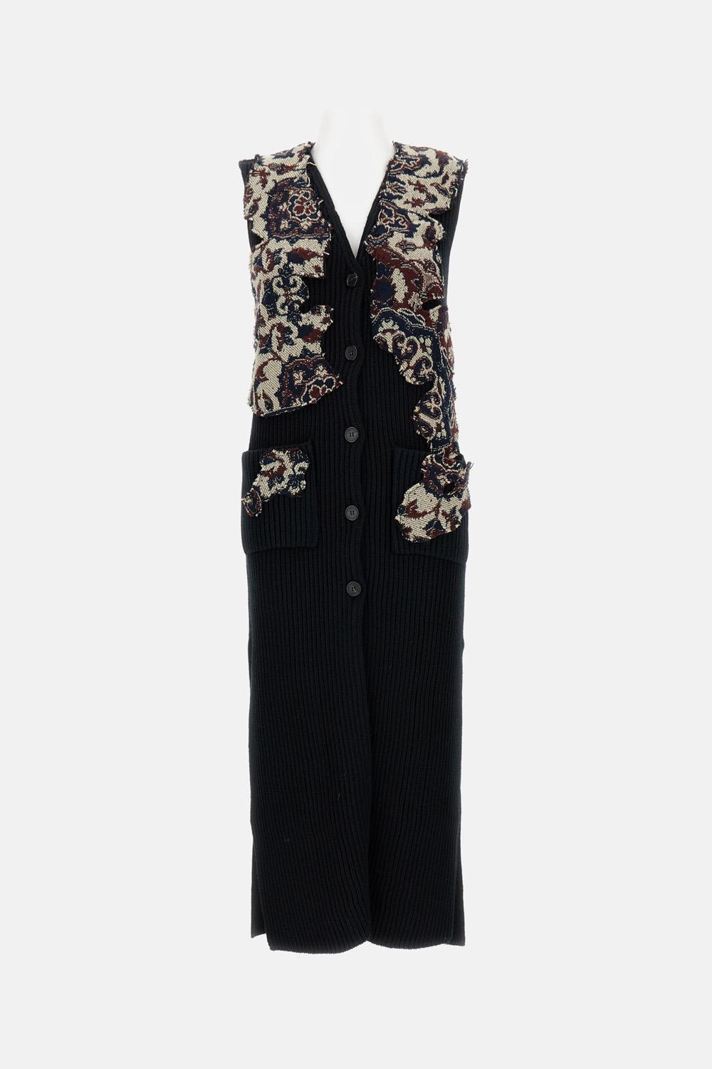 Long knitted vest - 2