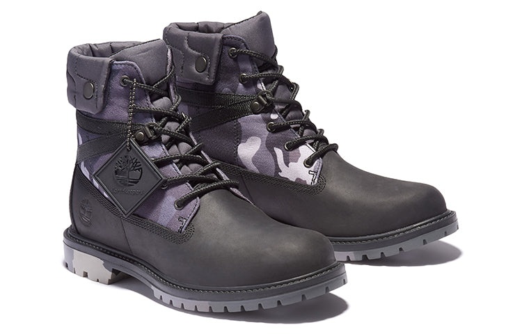 (WMNS) Timberland Heritage EK+ 6 Inch WaterProof Boot 'Black Full Grian' A2J3M015 - 3