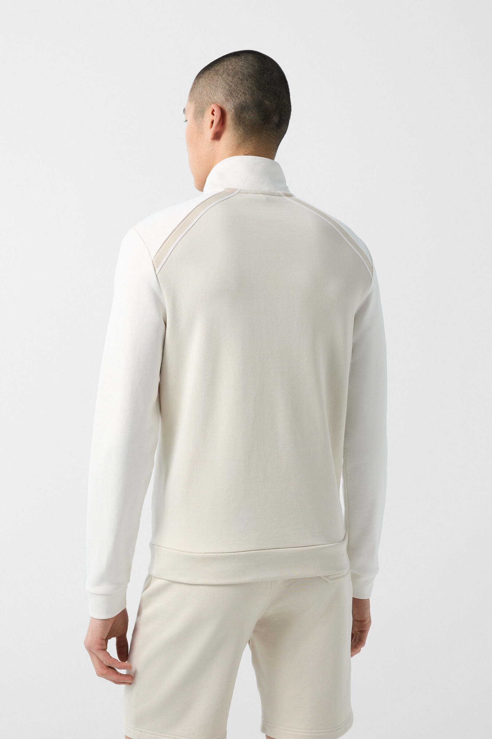 Sweat Troyer Tomek in Beige/Off-White - 3