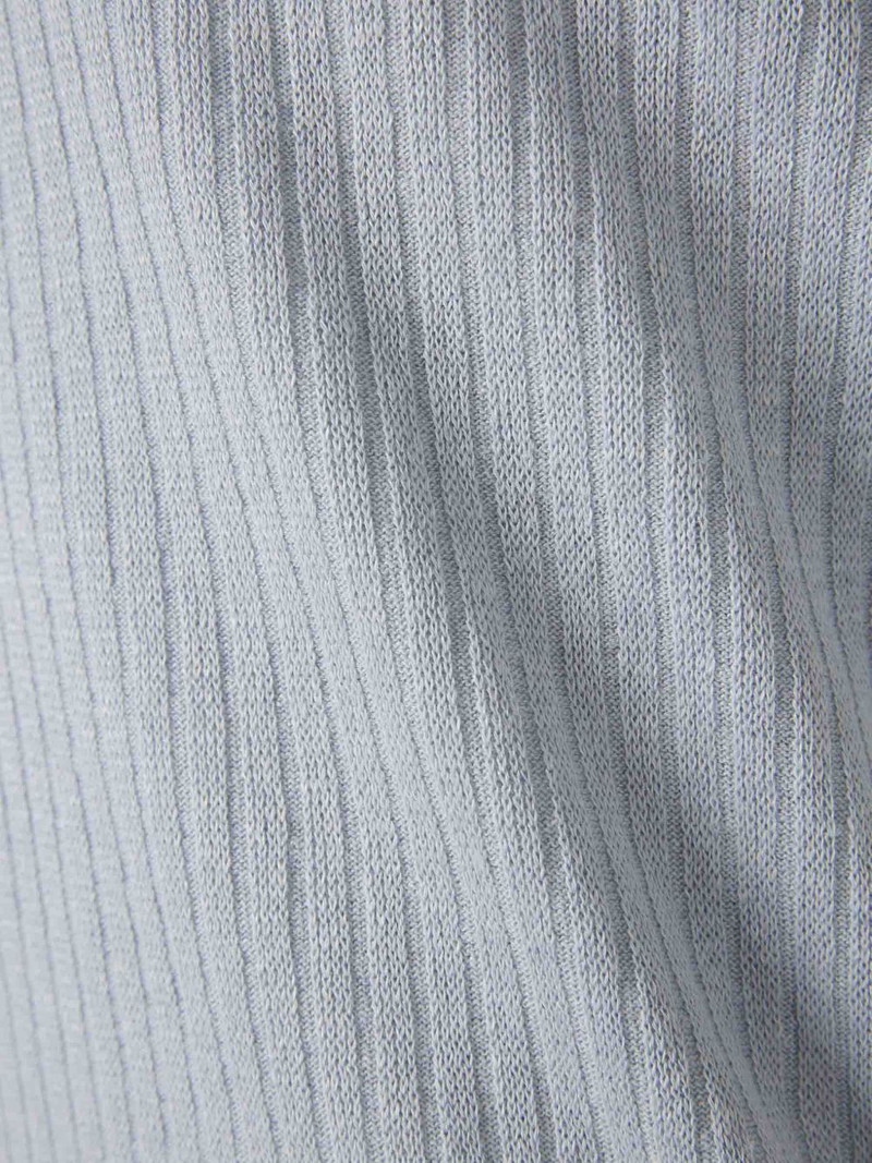 ribbed-knit T-shirt 4