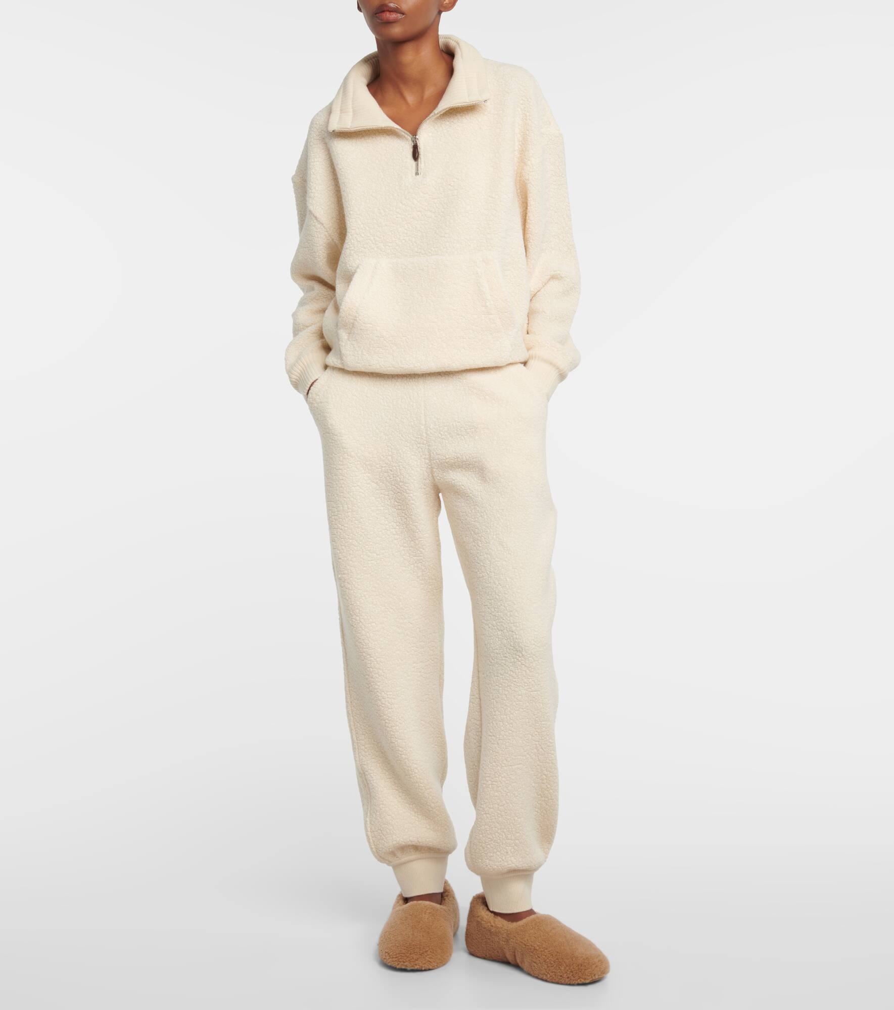 High-neck cashmere and cotton sweatshirt - 2