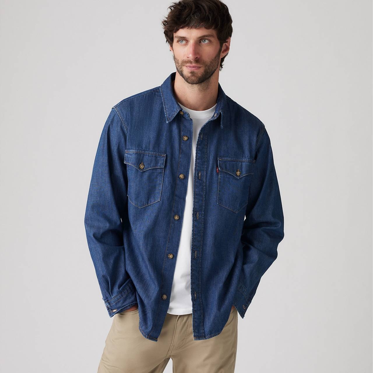 RELAXED FIT WESTERN SHIRT - 3
