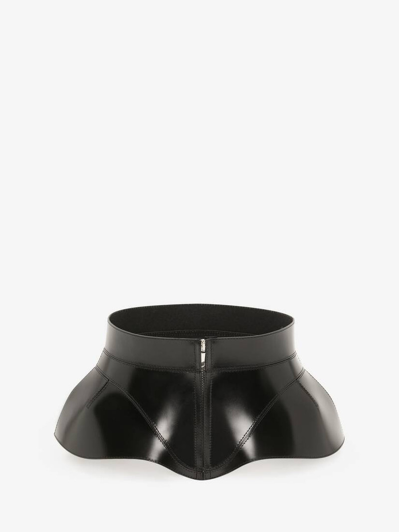 Women's Leather Articulated 코르셋 벨트 3