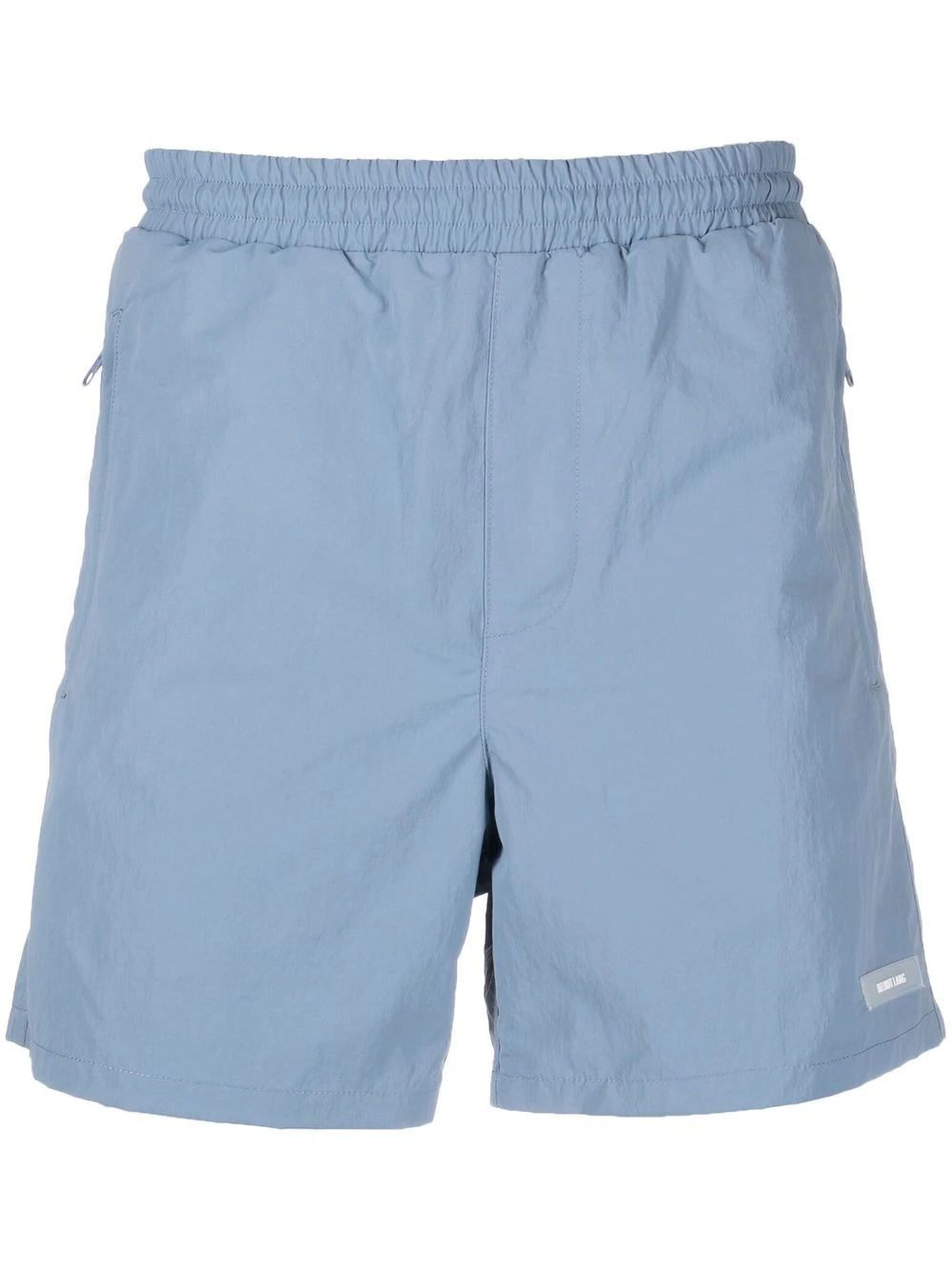 logo-patch slip-on swim shorts - 1