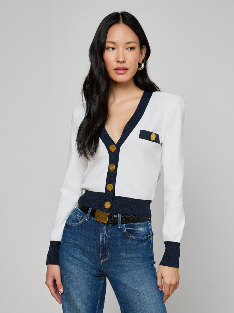 L'AGENCE Taya Cardigan outlook
