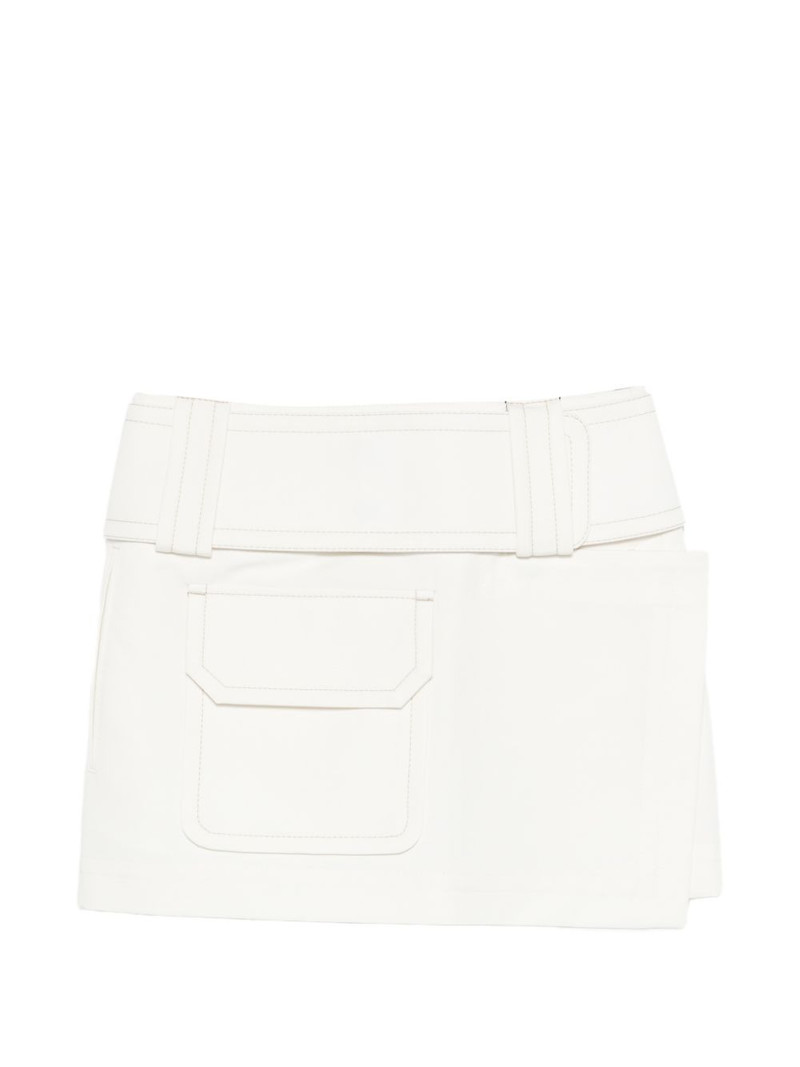 pocket mini straight skirt 1
