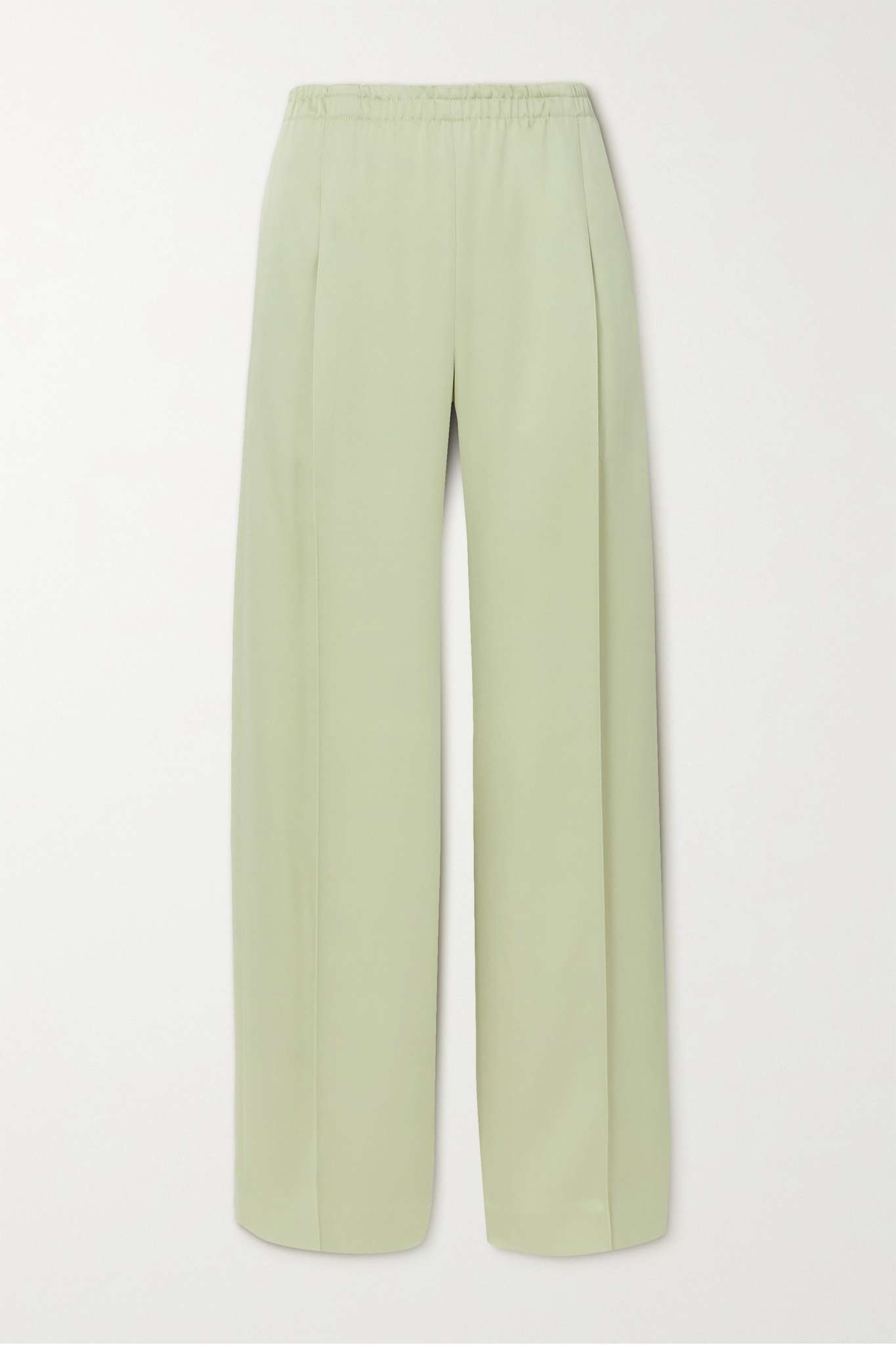 Satin wide-leg pants - 1