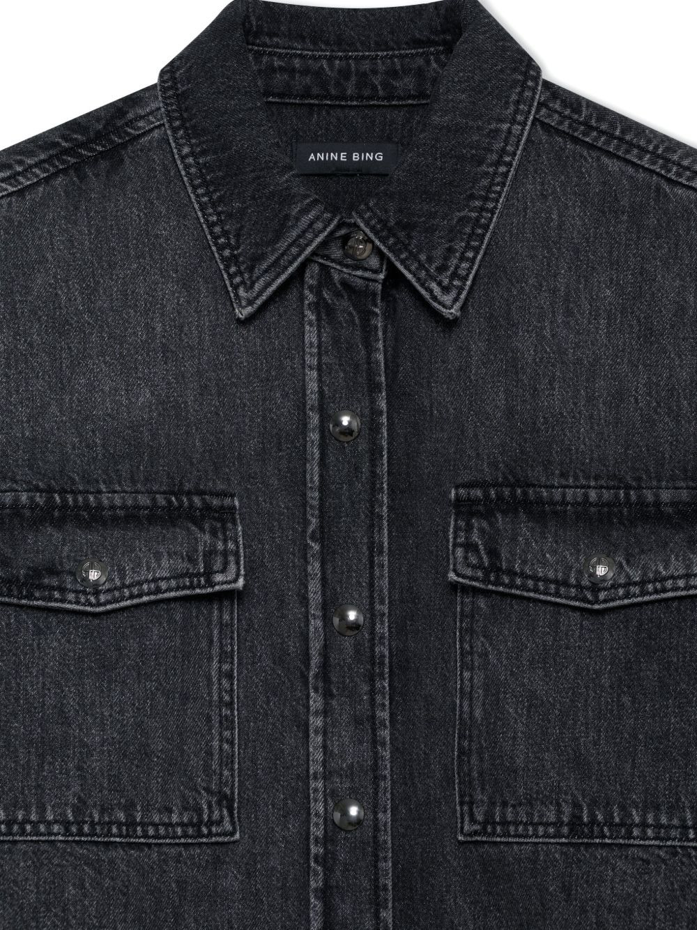 Paxton double-pocket denim shirt - 4