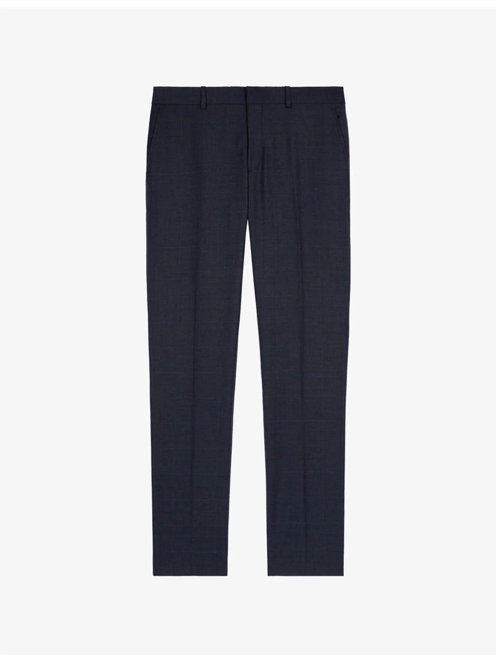 Slim-Leg Wool Trousers - 1
