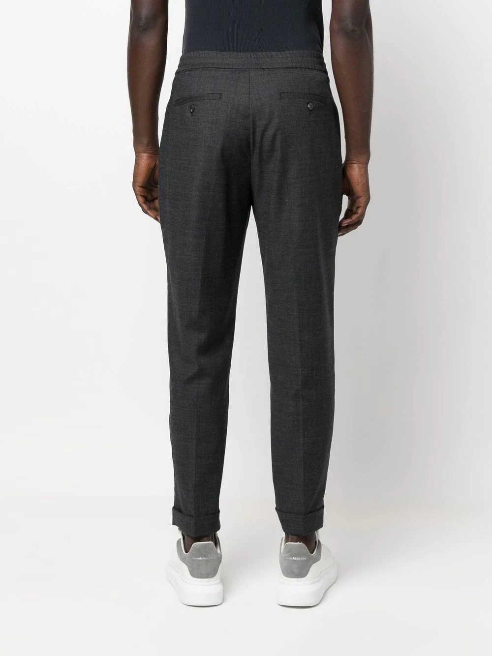 slim-fit tailored trousers - 4