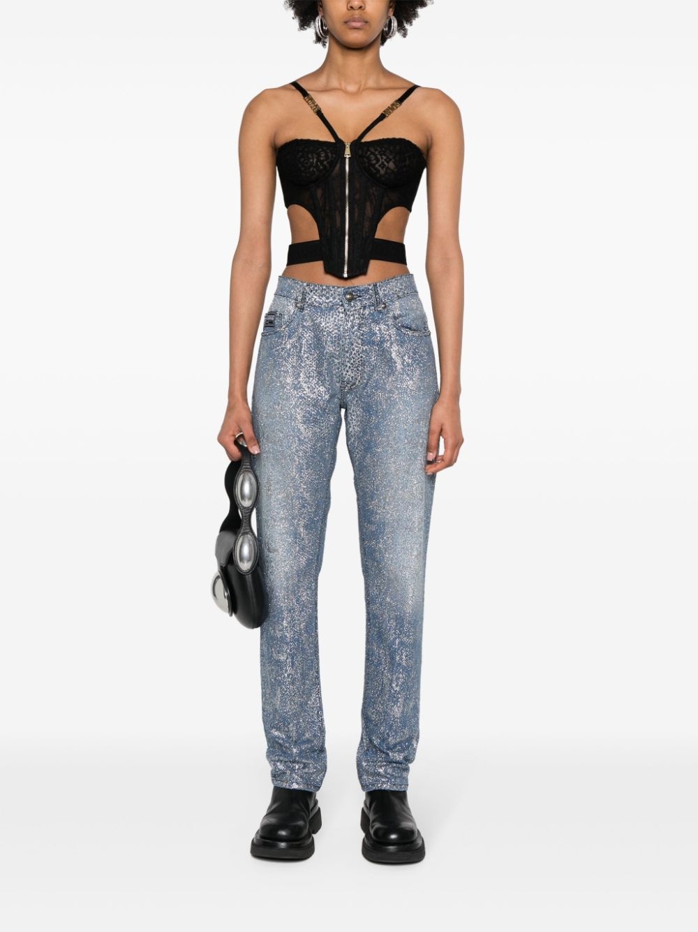 mid-rise slim-fit jeans - 2