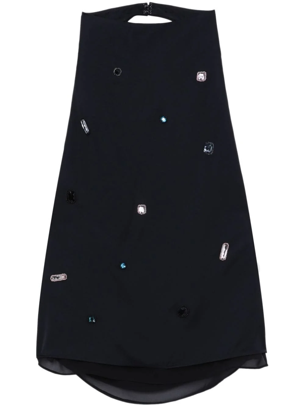 crystal-embellished halterneck top - 1