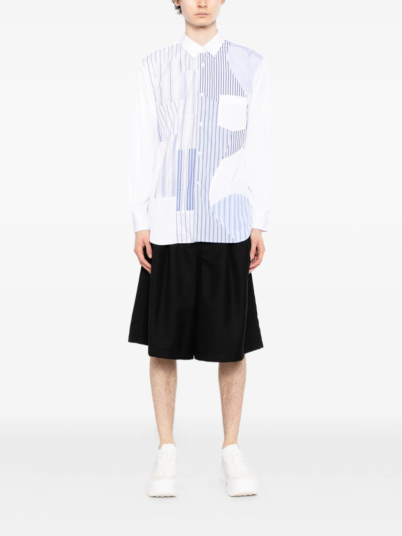 Comme des Garçons SHIRT PATCHWORK STRIPED SHIRT outlook