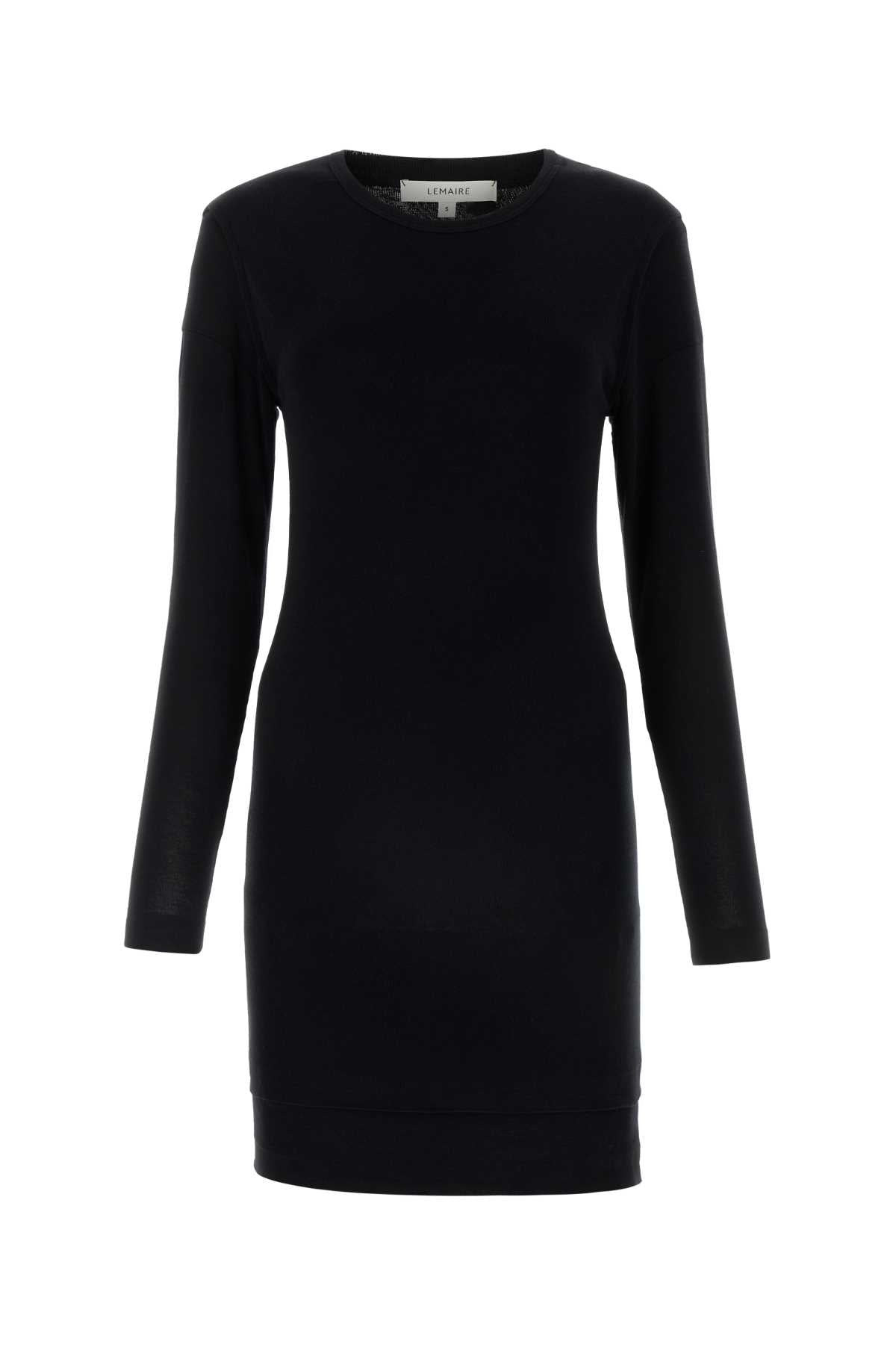 Lemaire Women Black Cotton Dress - 1