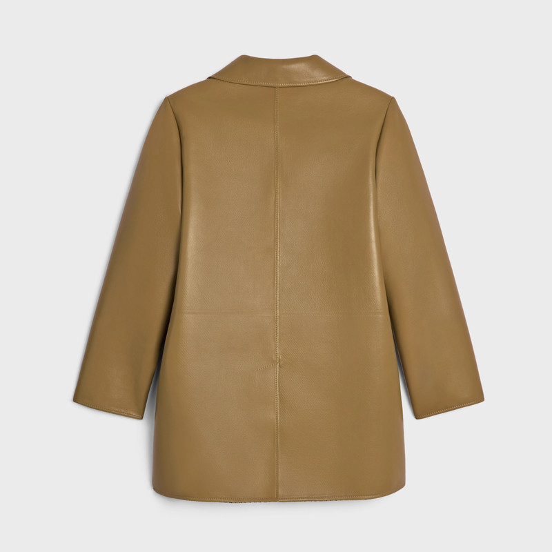 CELINE babydoll coat in soft lambskin outlook