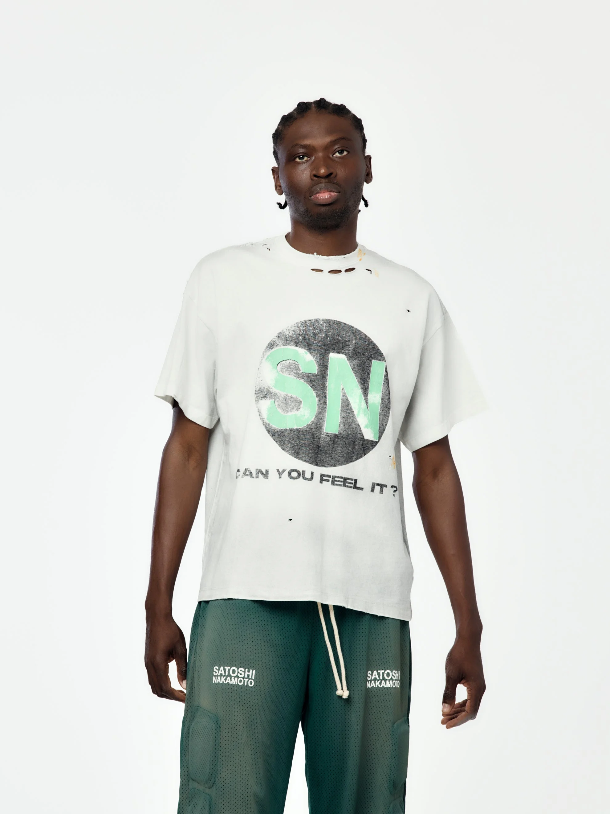 CAN YOU FEEL IT TEE (DIRTY WHITE) - 1