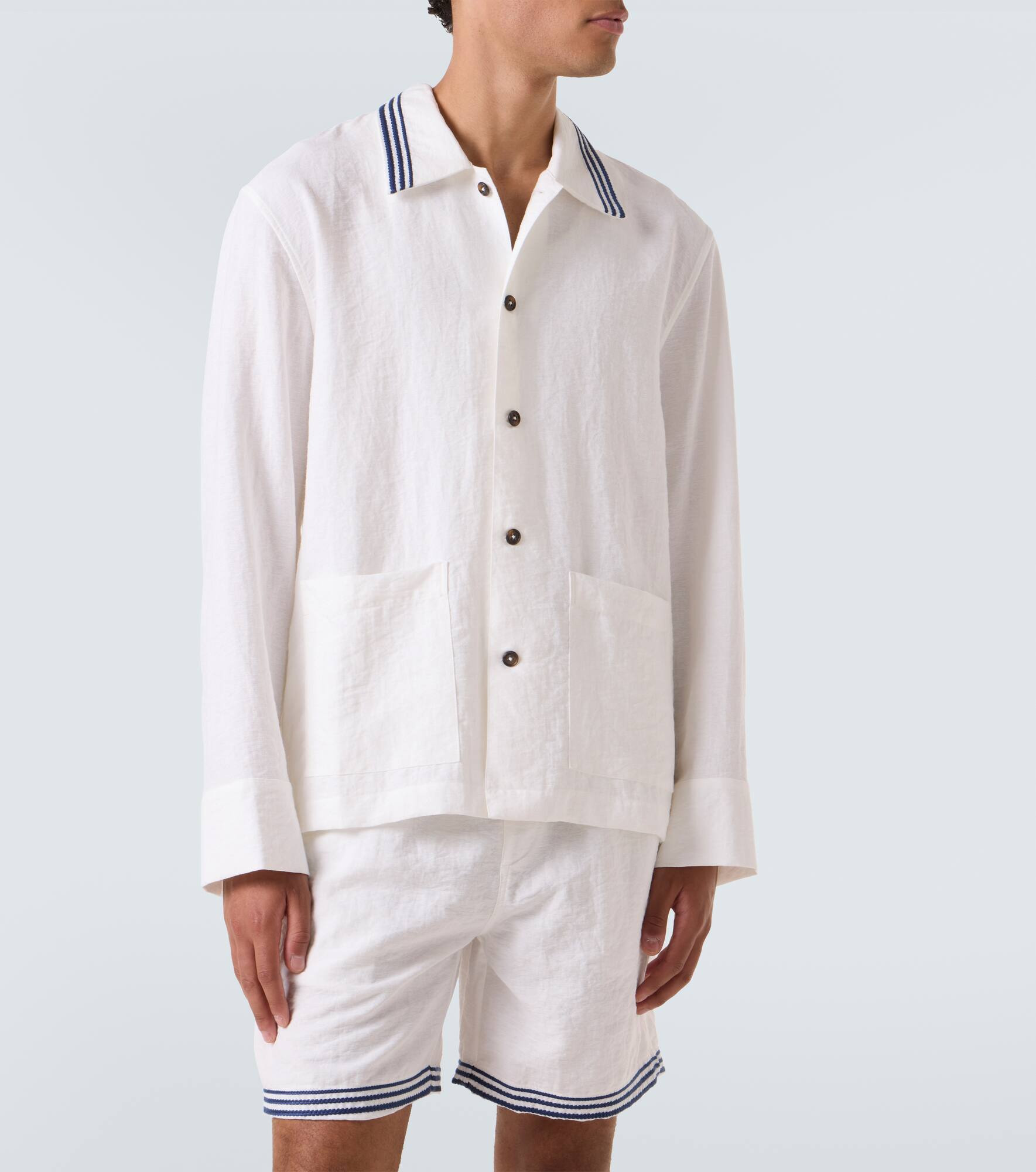 Embroidered overshirt - 3