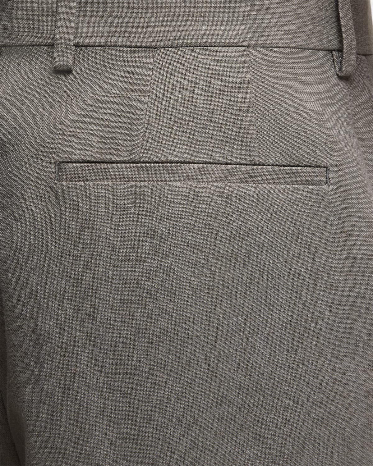 Men's Linen-Blend Shorts - 6