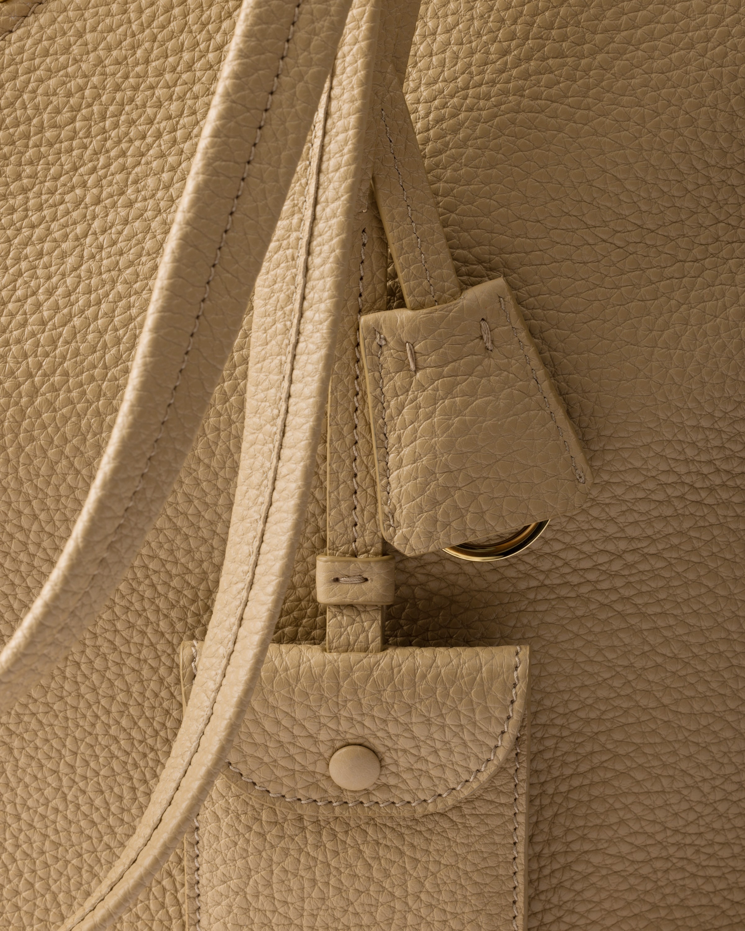 Large leather tote bag - 6