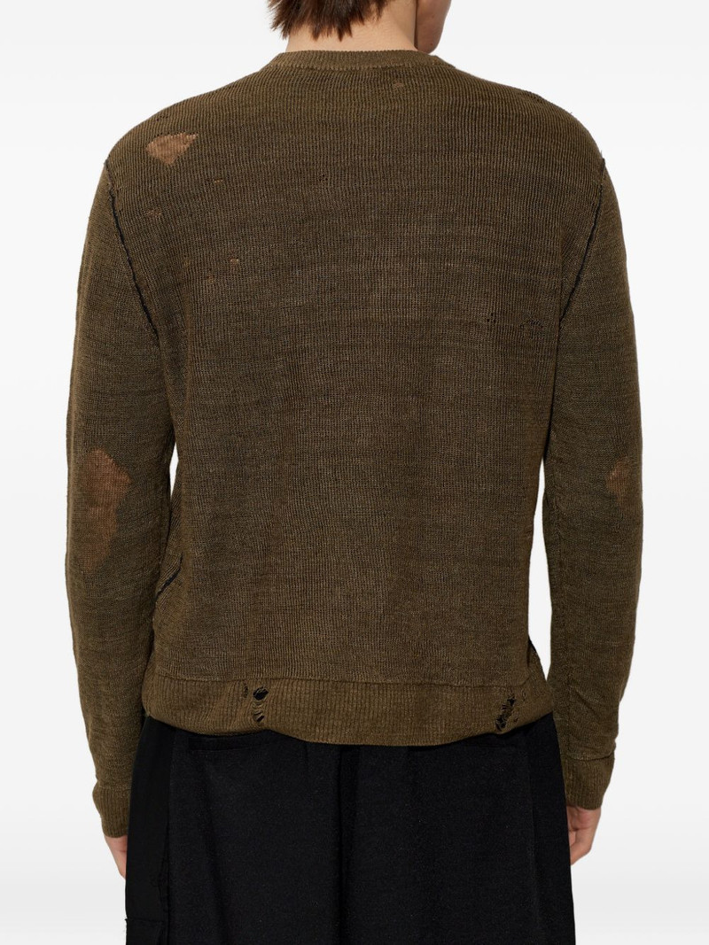 K-Daianas distressed crew-neck sweater 4