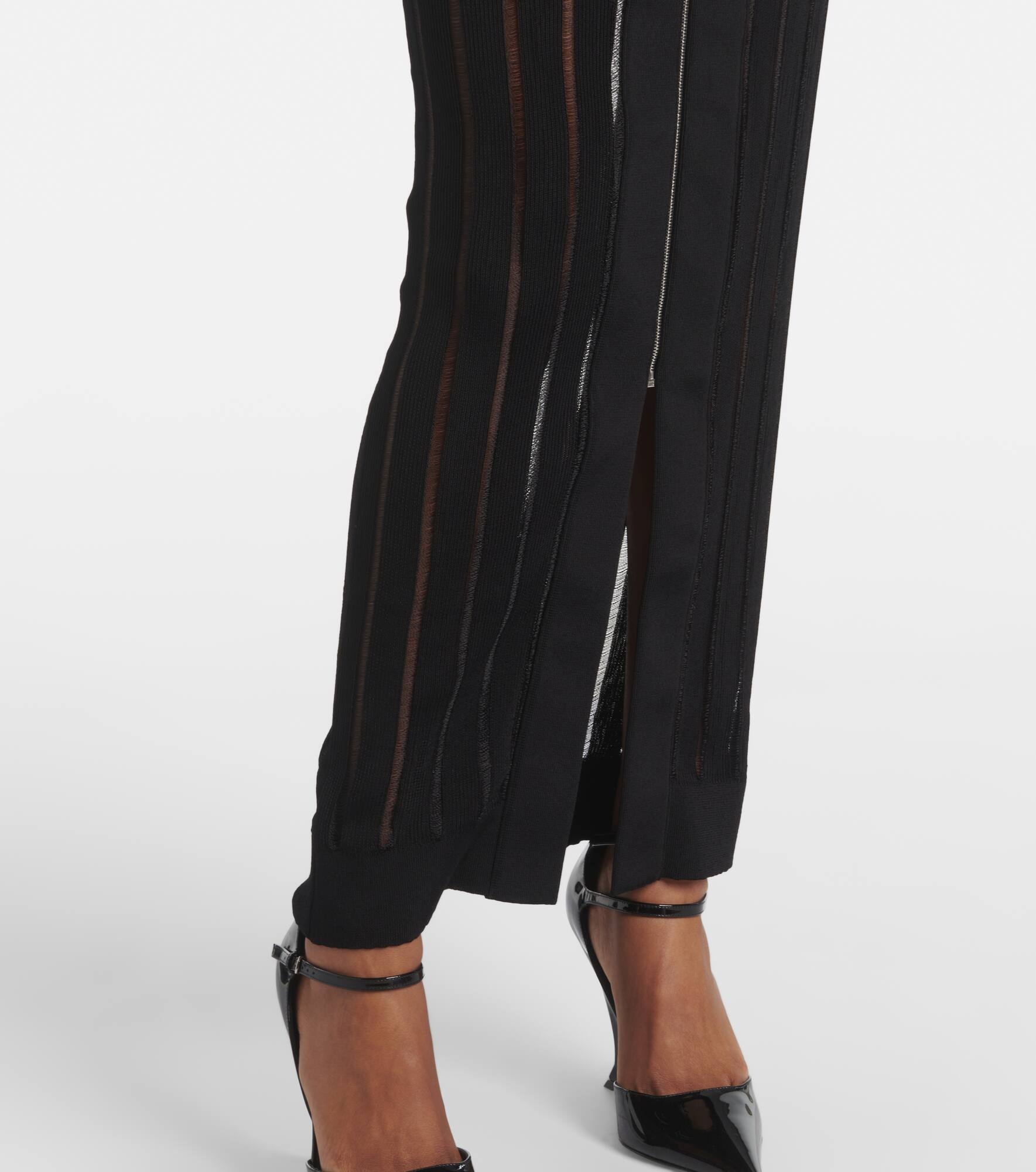 Ribbed-knit maxi dress - 5