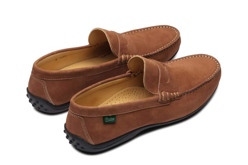 Paraboot Cabrio Brown Velvet - Rubber Sole outlook