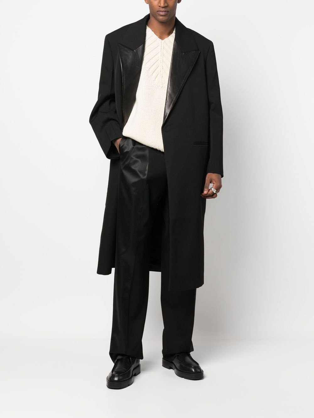 straight-leg tailored trousers - 2