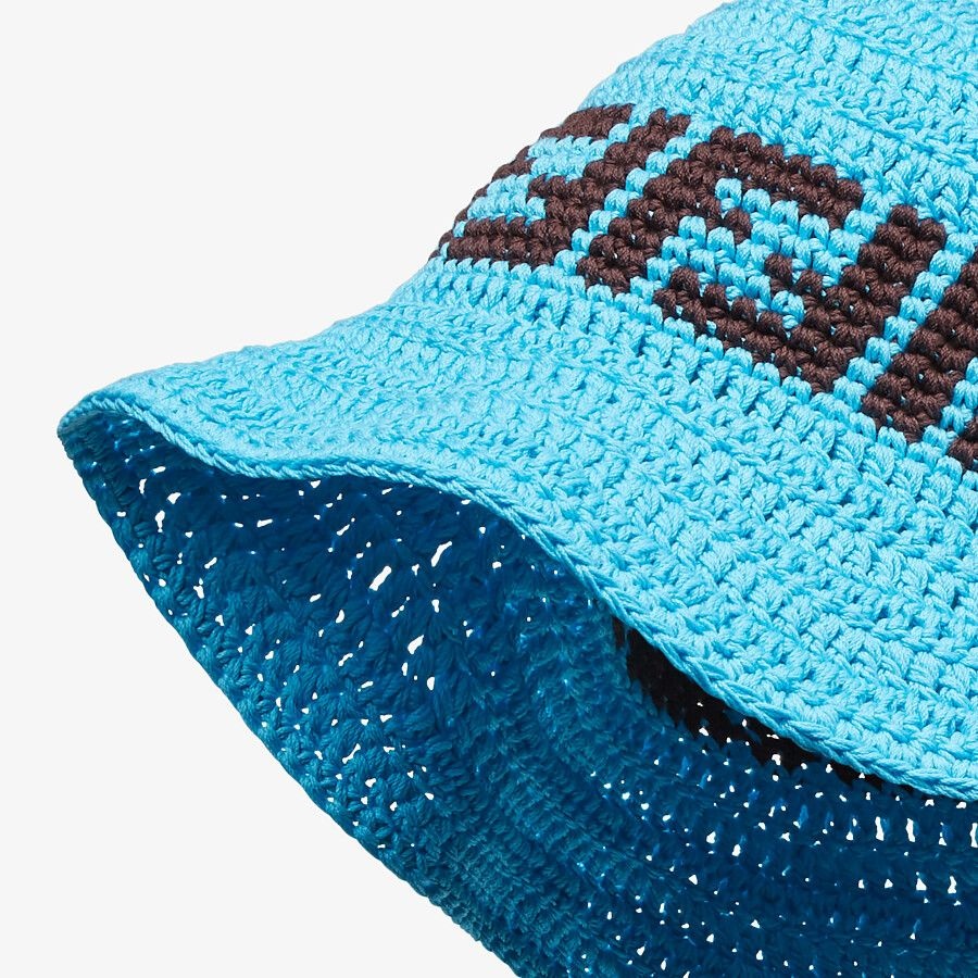 Light blue cotton hat - 2
