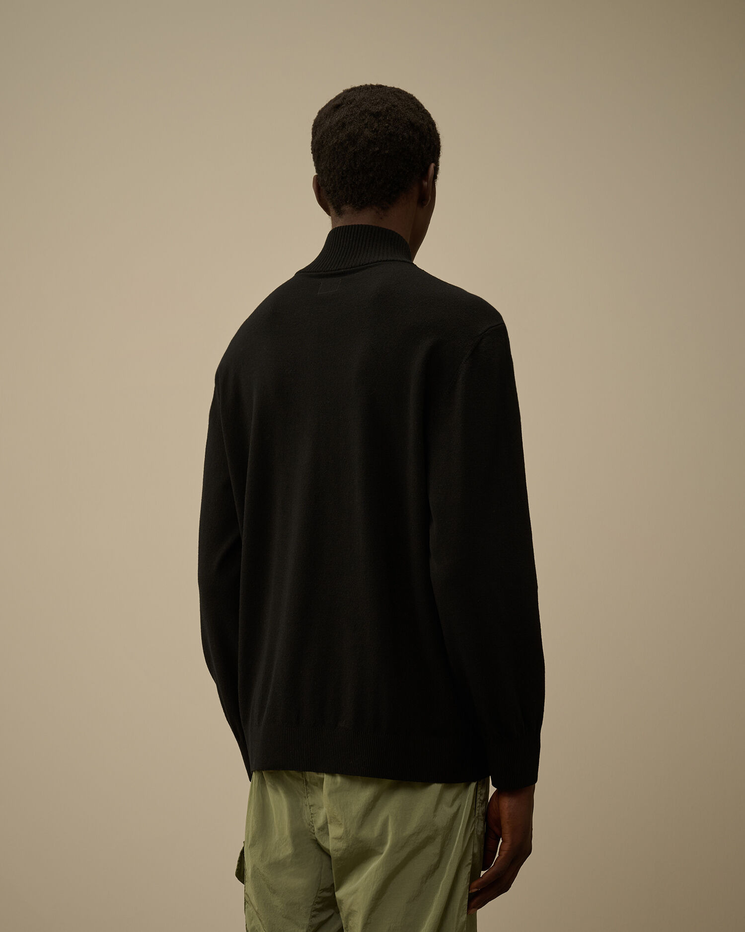 Extrafine Merino Wool Half Zip Sweater - 4