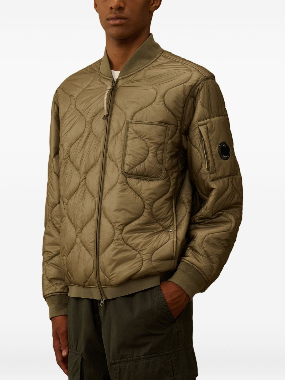 quilted bomber jacket - 3