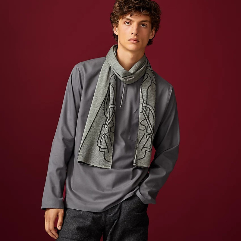 Aller-Retour Tete-a-Tete Equestre muffler 3