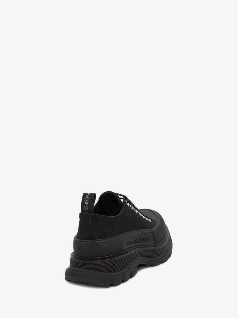 Alexander McQueen Women's Tread Slick Lace Up in Black outlook