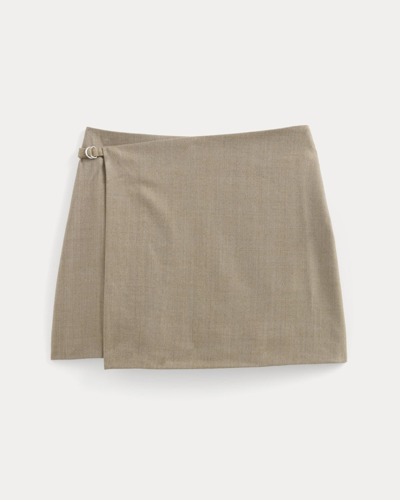 WRAP MINI SKORT IN TAILOR TWILL 1