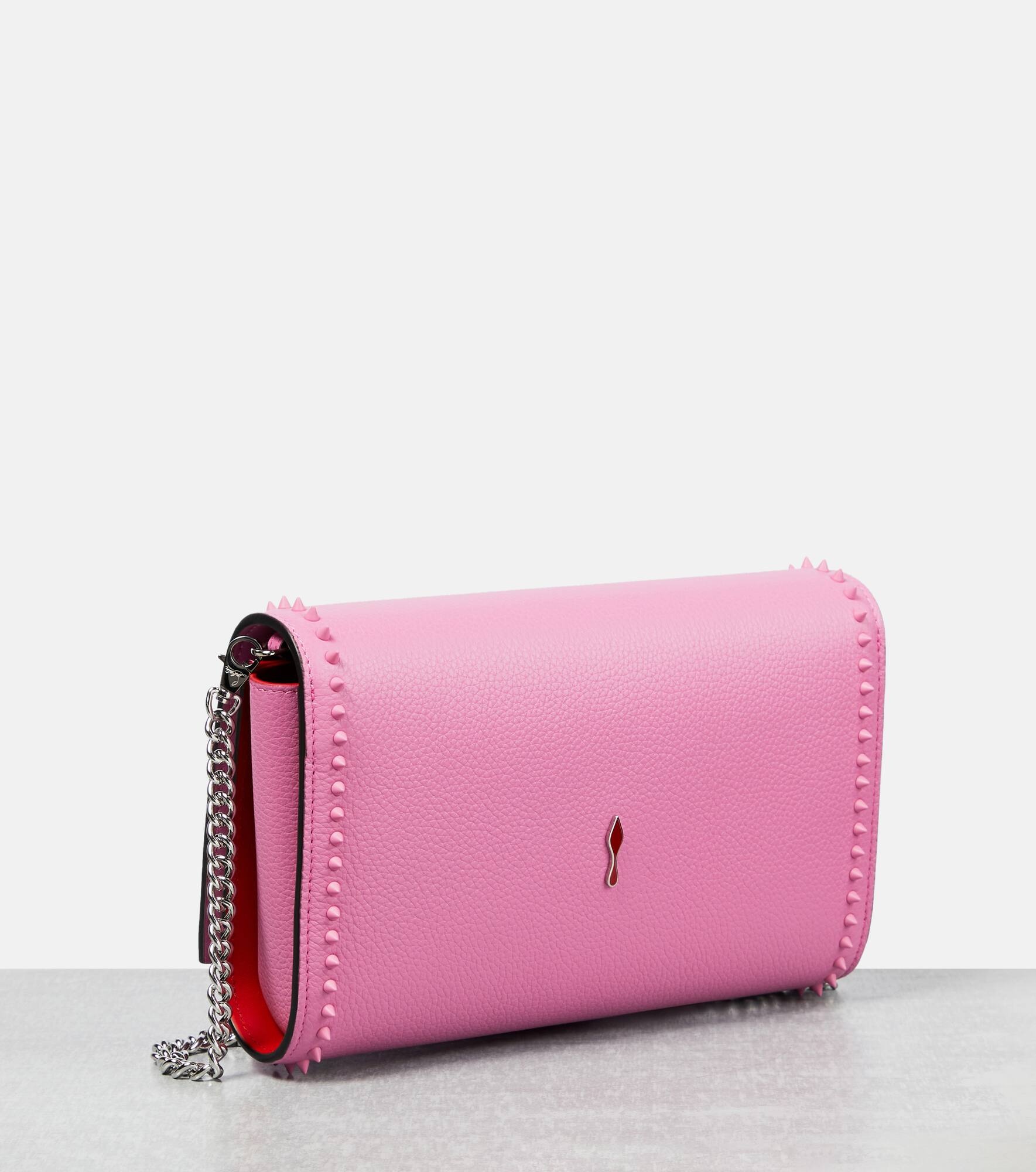 Paloma embellished leather clutch - 4