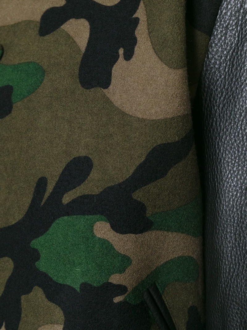 'Rockstud' camouflage bomber jacket 5