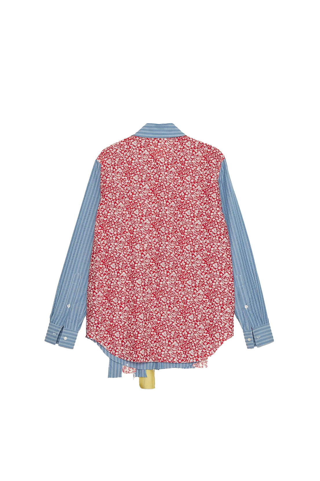 Edward Cuming Patch Slash Shirt Blue - 2
