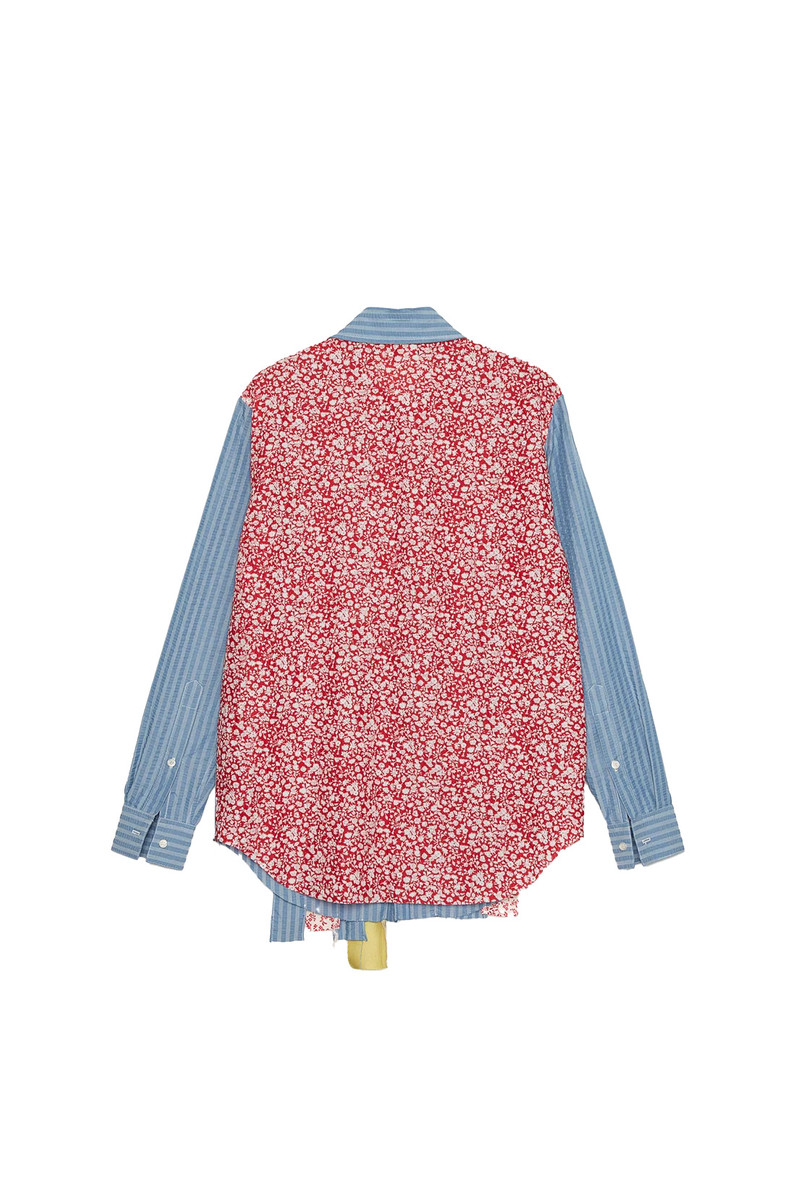 EDWARD CUMING Edward Cuming Patch Slash Shirt Blue outlook